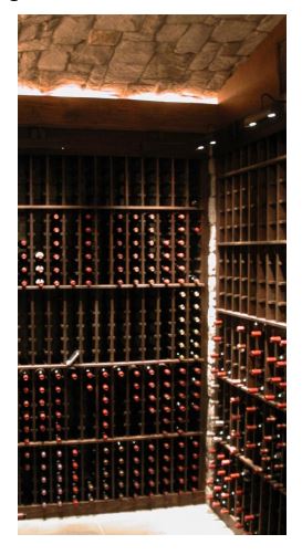 Book Case and Wine Cave Lights